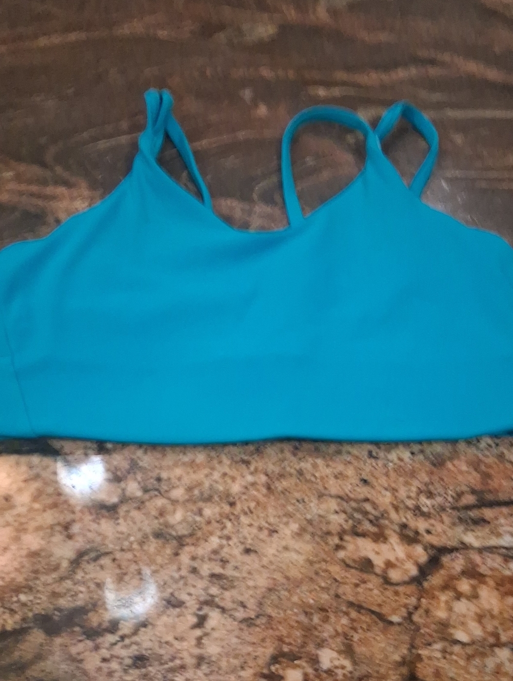 Athleta Girks Teal Athletic Top